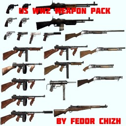 US WW2 WEAPON PACK