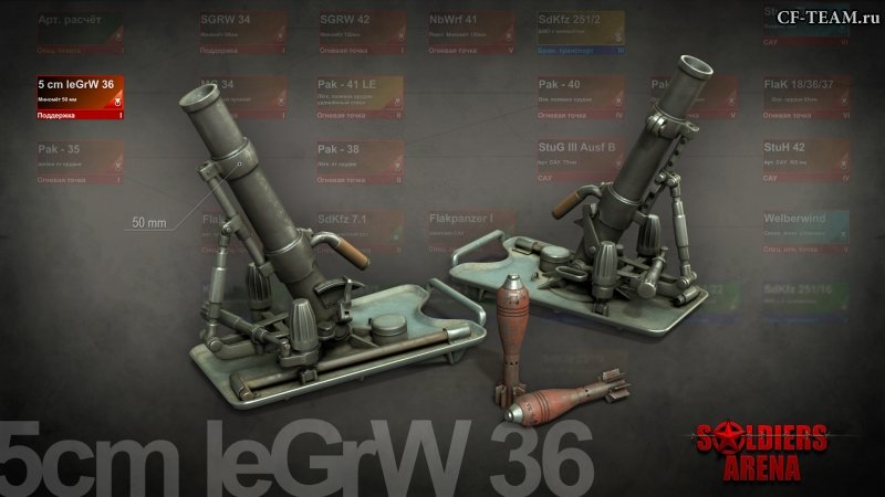 Миномет  5 cm leGrW 36